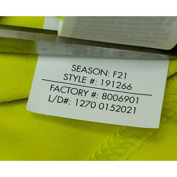 Spyder Citron Yellow Quarter Zip Long Sleeve 4 way Stretch Shirt Men's M NEW - Picture 8 of 9